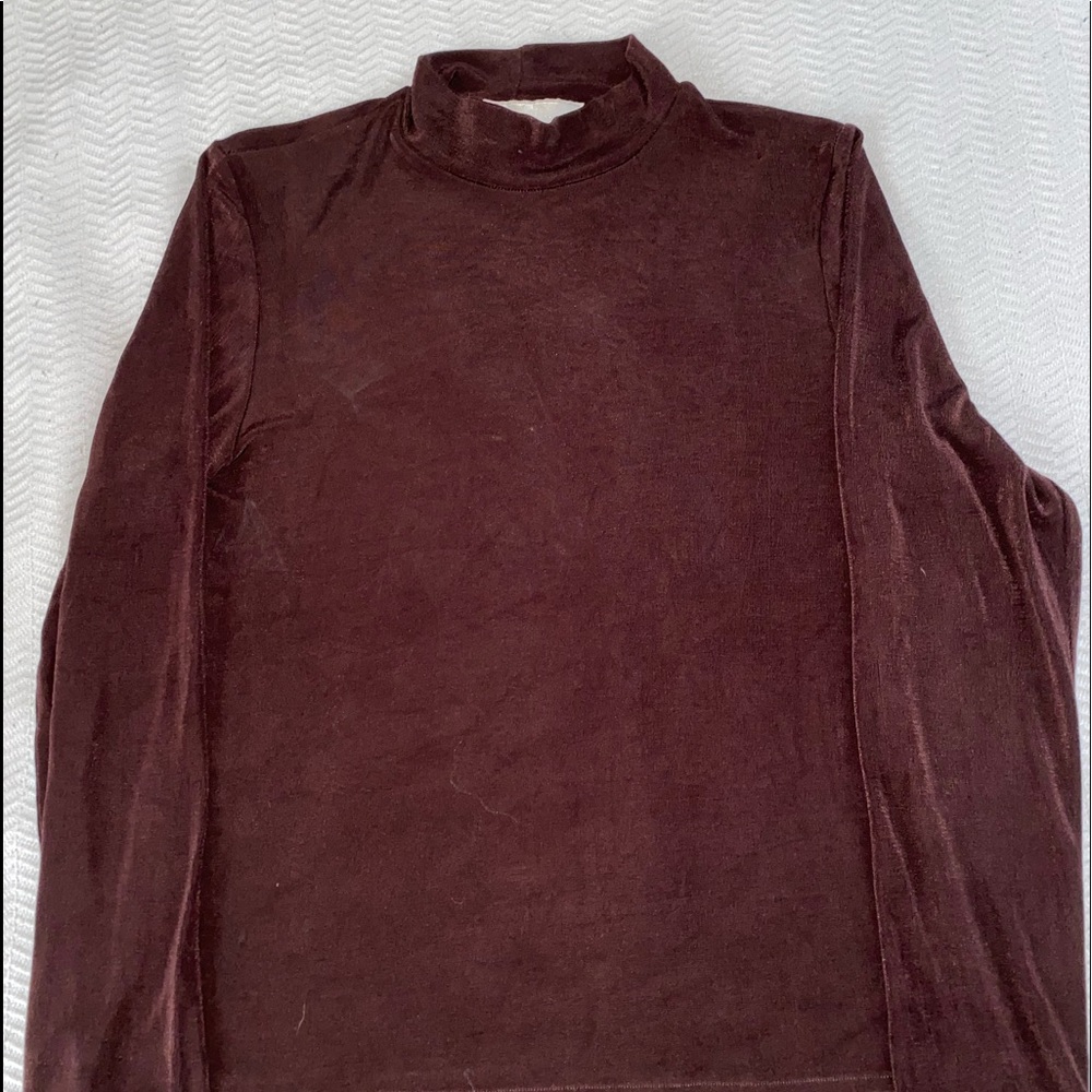 Brown turtleneck